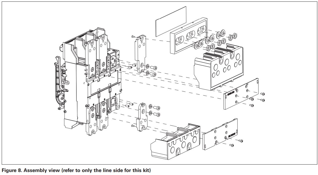 EATON IL0131123EN NRX Type NF Bus Extension Kit Instruction Manual - Figure 8