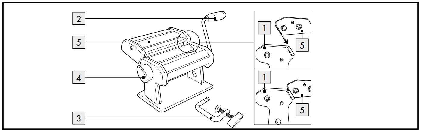 ERNESTO IAN 385839_2107 Pasta Machine - overview