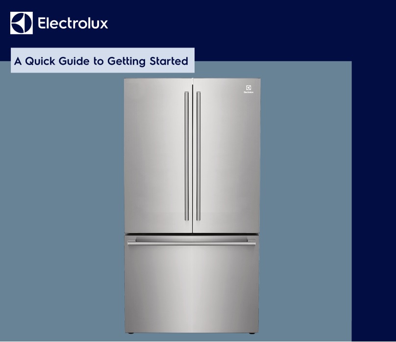 Electrolux ERFG2393AS French Door Counter Depth Refrigerator Stainless Steel User Guide