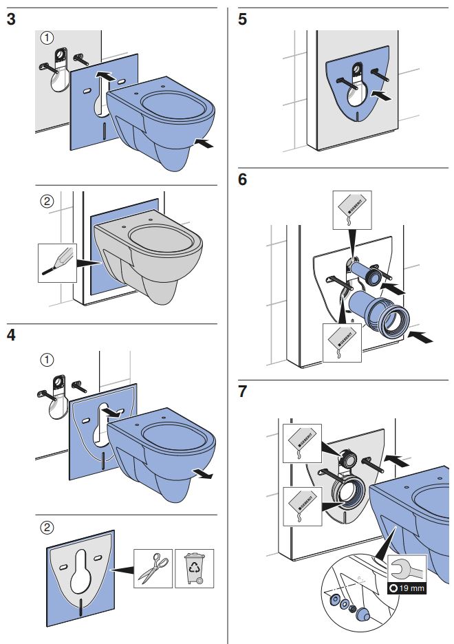 GEBERIT 131203SI5 Monolith Standing WC Module Instruction Manual - How to use