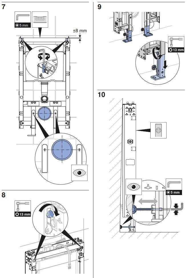 GEBERIT 131203SI5 Monolith Standing WC Module Instruction Manual - How to use