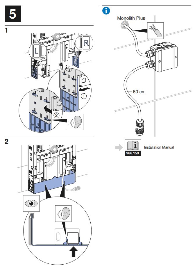 GEBERIT 131203SI5 Monolith Standing WC Module Instruction Manual - How to use