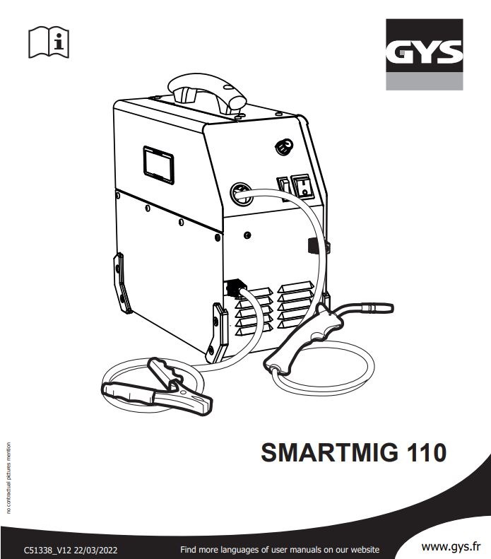 GYS SMARTMIG 110 No Gas Welder User Guide