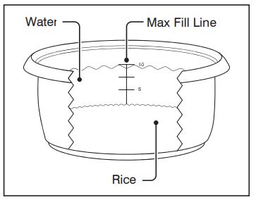 Galaxy Equipment 177GRCS20 Electric Rice Cooker - Add in the proper amount of water to the pot