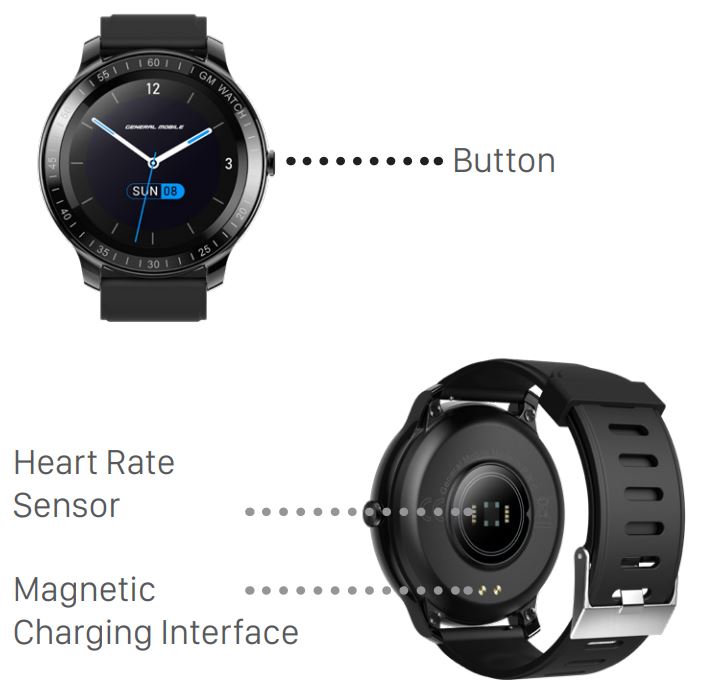 General Mobile GM Watch User Guide - Appearance