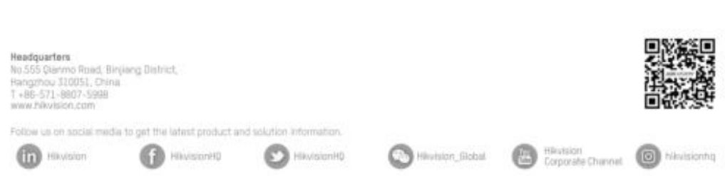 HIKVISION DS-KH9510-WTE1 Video Intercom Network Indoor Station Owner's Manual - QR Code