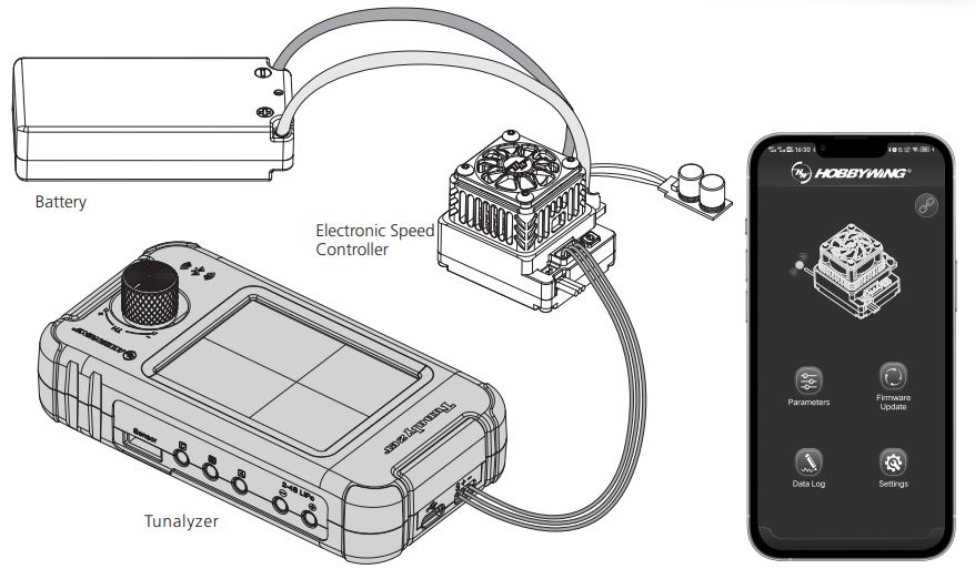 HOBBYWING 20221019 Tunalyzer - Bluetooth Function