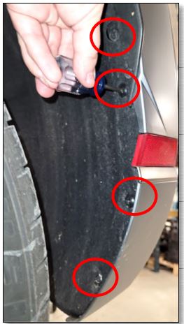 HORIZON GLOBAL CQT76589 Trailer Hitch Class III Instruction Manual - Using Phillips screwdriver and 8 mm socket