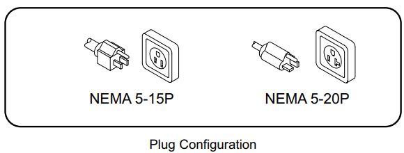 Hatco GRAH-48D3-120 Glo-Ray Infrared Strip Heaters Instruction Manual - Plug Configuration