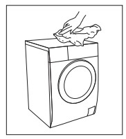 Inalto IFLW500 Front Load Washing Machine - CLEANING THE CABINET