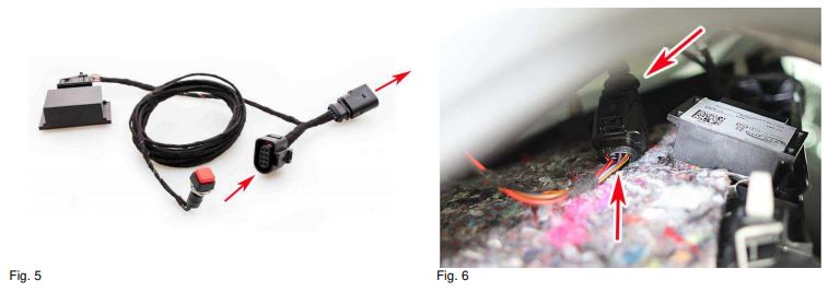 KUFATEC Complete Set Active Sound incl Soundbooster Golf 7 GTD Instruction Manual - Fig 5,6