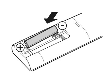 LG MFL71880201 AIR CONDITIONER - Insert the new batteries