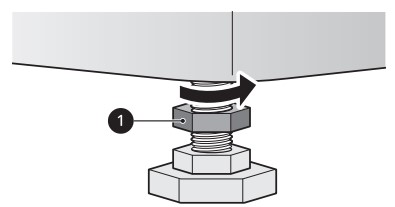 LG Styler S3RF Refresh and sanitize garments - tighten the locking nuts