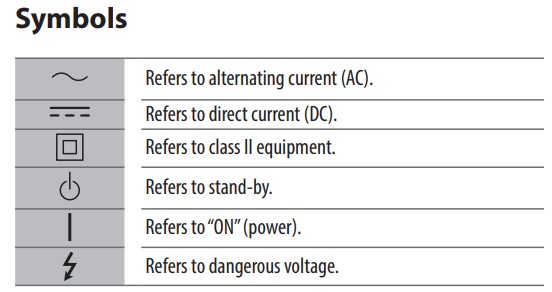 LG UQ80 55 (139cm) 4K UHD Smart TV WebOS Active HDR - Symbols