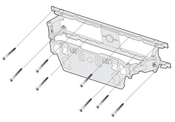 LG WB22EGB Wall Mount Support - How to install the wall mount support