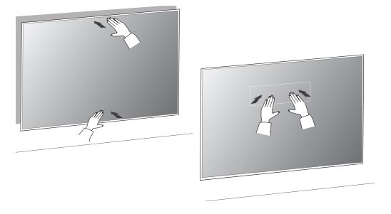 LG WB22EGB Wall Mount Support - Push the TV until it makes close contact with the wall