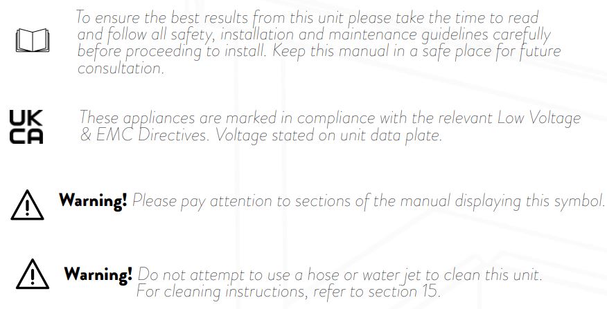 MOFFAT FTG3 Focus Hot Tops and Polar Tops User Manual - Safety icon