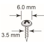 MOXA MDS-G4000-4XGS Layer 2 Managed Switches Installation Guide - Mounting the switch to a wall requires four screws