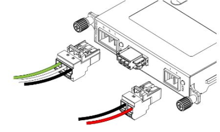 MOXA MDS-G4000-4XGS Layer 2 Managed Switches Installation Guide - PWR-HV-P48-A