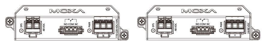 MOXA MDS-G4000-4XGS Layer 2 Managed Switches Installation Guide - Power Terminal Blocks