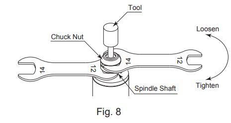 NAKANISHI MSS-25 Series Air Motor Spindle Owner's Manual - Fig 8