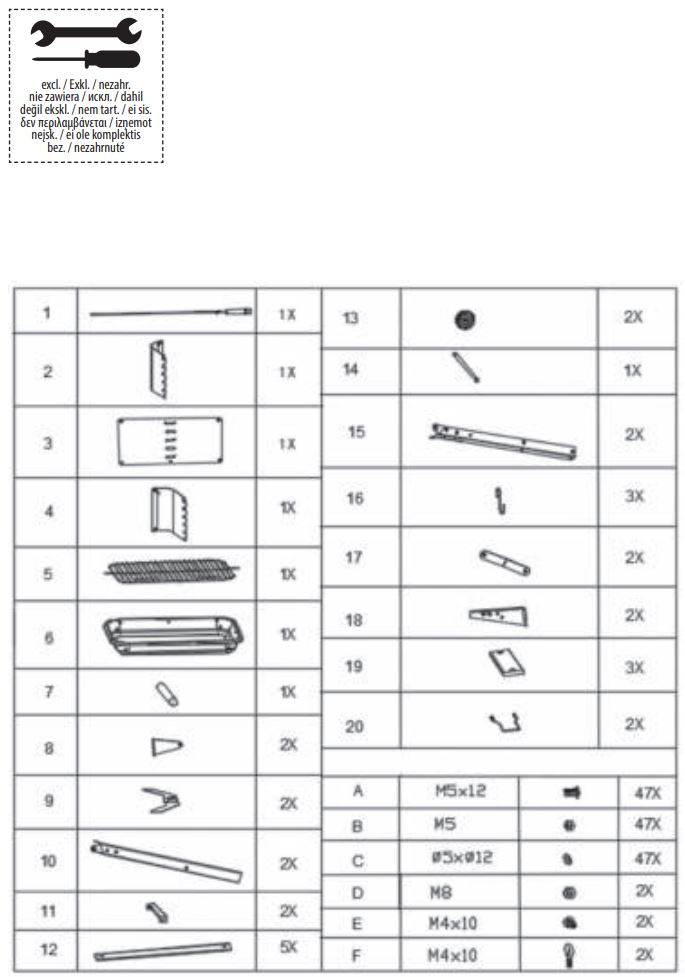 Obelink X86-000040 Rectangular Barbecue Grill Instruction Manual - How to use