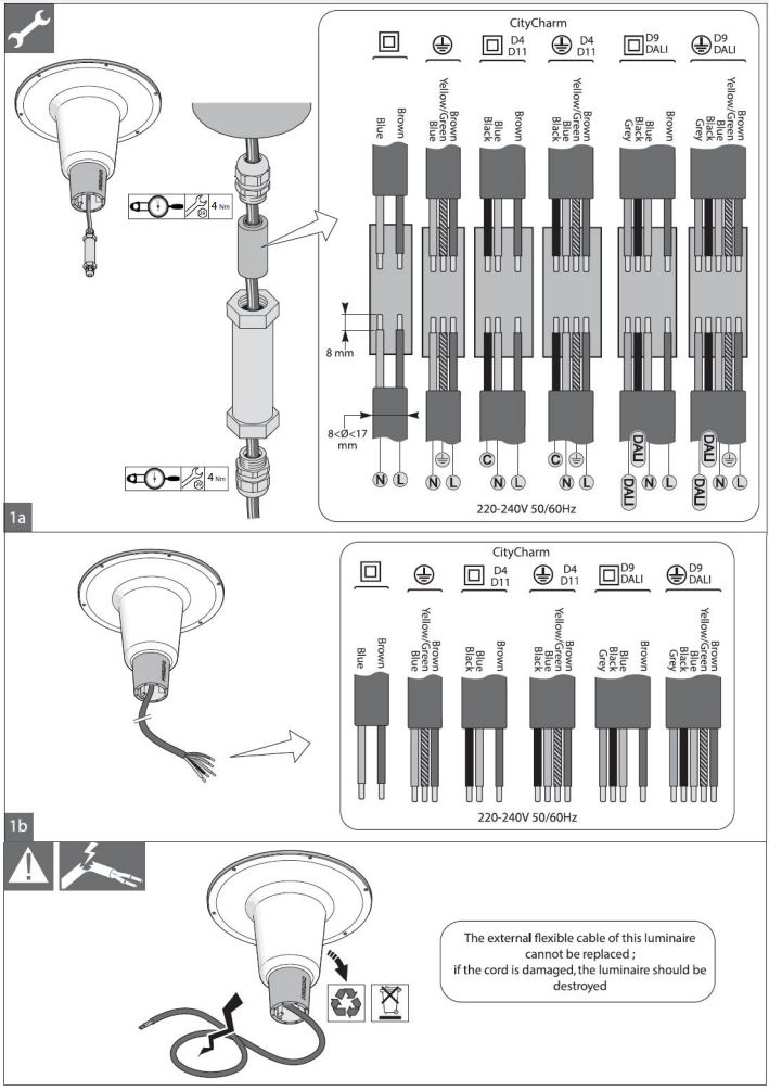 PHILIPS BDS490 CityCharm Cordoba lighting User Manual - How to use