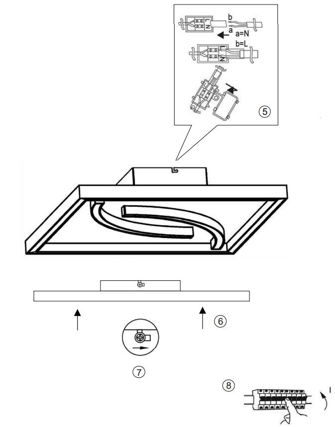 Paul Neuhaus 8275 LED Ceiling Light Instruction Manual - How to use