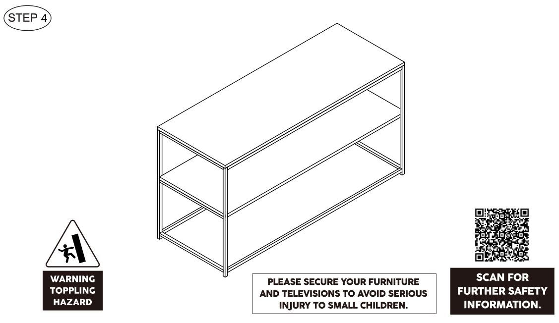 ROOM LIFE Atticus Entertainment Unit - Step 4