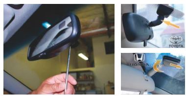 RYDEEN TOMBO 360X Surround View Frameless Rearview Mirror User Guide - Universal Mount Solution