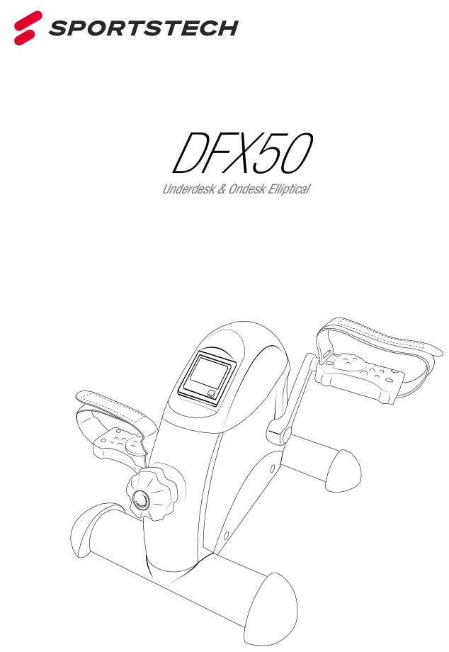 SPORTSTECH DFX50 Underdesk and Ondesk Elliptical User Manual