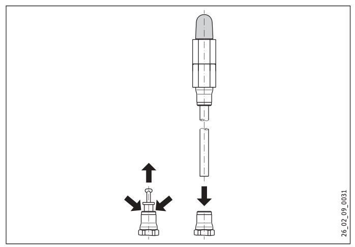 STIEBEL ELTRON SBB Series DHW Cylinder - Fitting the signal anode