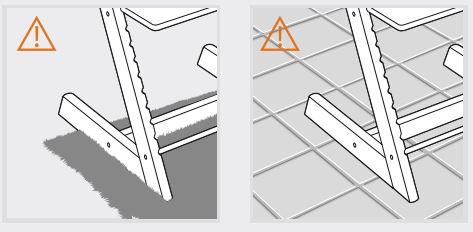 STOKKE Tripp Trapp Stoel User Guide - Rugs and tiles