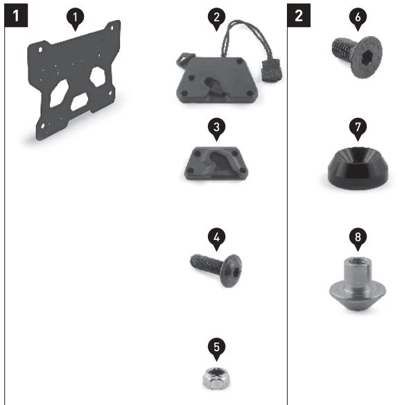 SW-MOTECH BC.SYS.01.889.20000 SysBag 30 Bag System Instruction Manual - Parts list