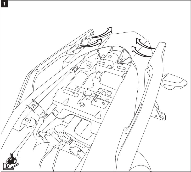 SW-MOTECH BC.SYS.08.518.20000B SysBag 30 Bag System Instruction Manual - Mounting