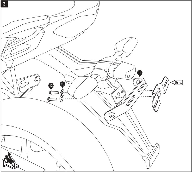 SW-MOTECH BC.SYS.08.518.20000B SysBag 30 Bag System Instruction Manual - Mounting