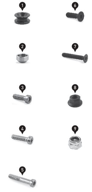 SW-MOTECH BC.SYS.08.518.20000B SysBag 30 Bag System Instruction Manual - Parts List