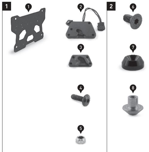 SW-MOTECH BC.SYS.08.518.20000B SysBag 30 Bag System Instruction Manual - Parts List