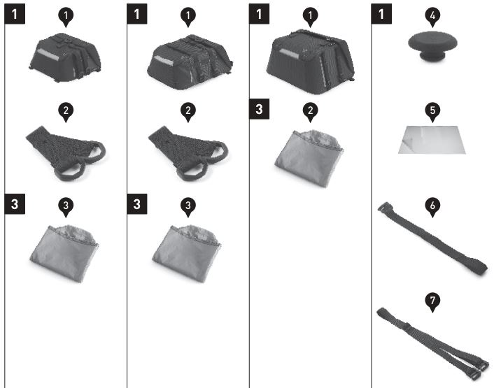 SW-MOTECH BC.SYS.08.518.20000B SysBag 30 Bag System Instruction Manual - Parts List