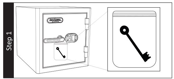 Sanctuary SA-DIA1 Security Safe - Step 1