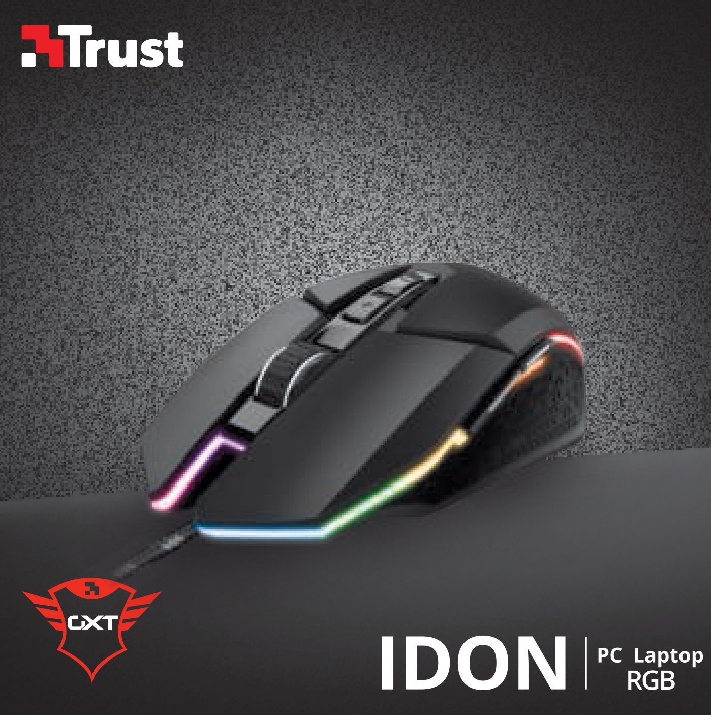 Trust GXT 950 IDON PC Laptop RGB Mouse User Guide