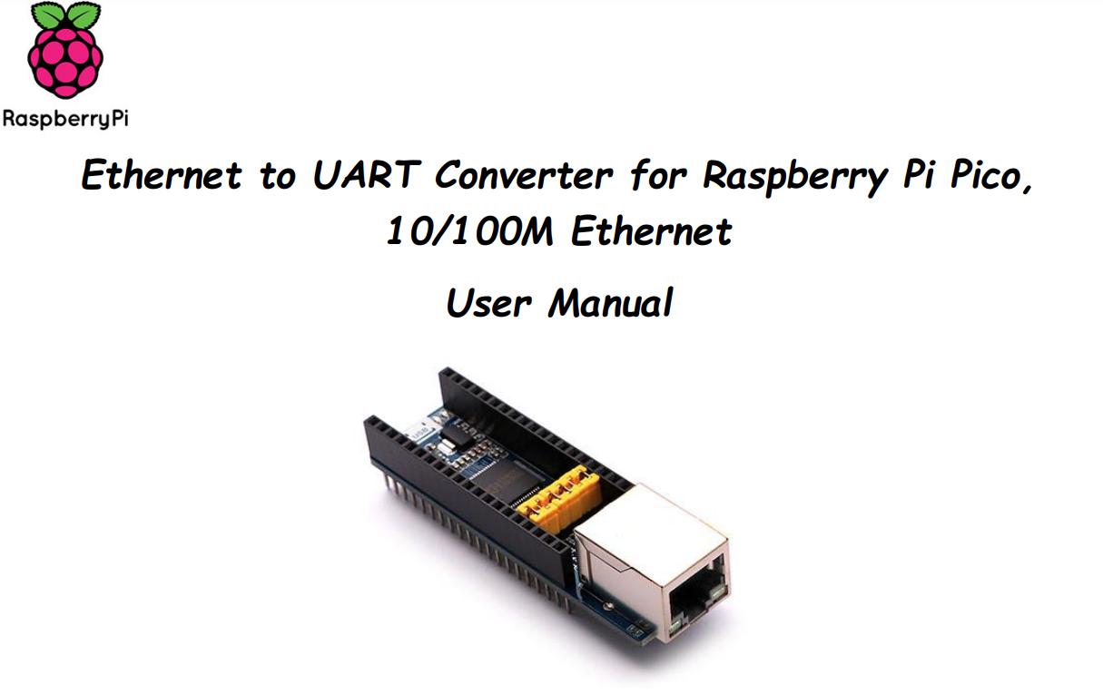 WAVESHARE Ethernet to UART Converter User Manual