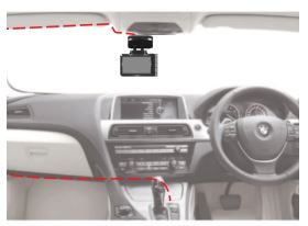 WOLFBOX D07 Mirror Dash Cam Instruction Manual - Start the engine and check if the product works properly