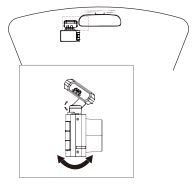 WOLFBOX D07 Mirror Dash Cam Instruction Manual - Use the power cord