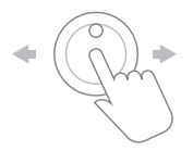 Wuneng Dreamlight Zen Sleep Mask Instruction Manual - Push the button leftwards