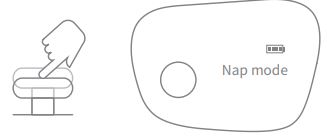 Wuneng Dreamlight Zen Sleep Mask Instruction Manual - When Dreamlight Zen is on, press the button to switch to ' Nap mode