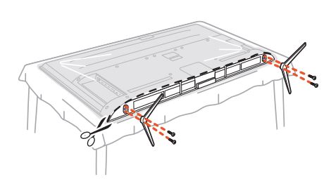 amazon 6575 Series Omni Fire Smart TV User Guide - Base installation