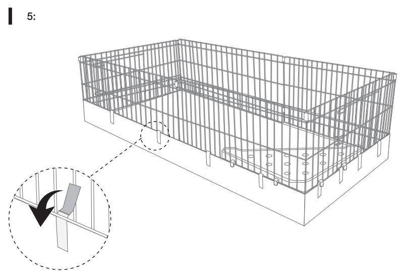 amazon basics B07KBC1QS, B07KB4NJY4 Canvas Bottom Pet Cage User Guide - Assembly 5