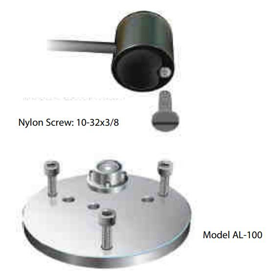 apogee INSTRUMENT SP-212 Pyranometer Owner's Manual - Mount the sensor to a solid surface with the nylon mounting screw provided