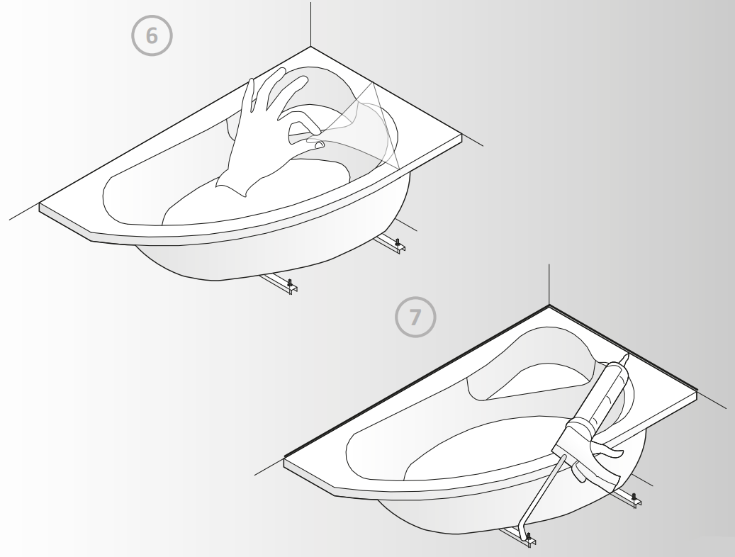 cersanit S906-004 Acrylic Bathtub figure 6 7